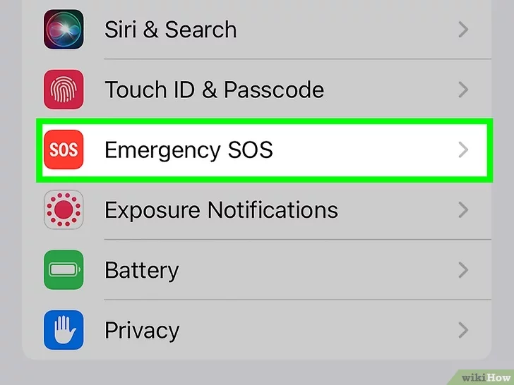 sos mean on iphone